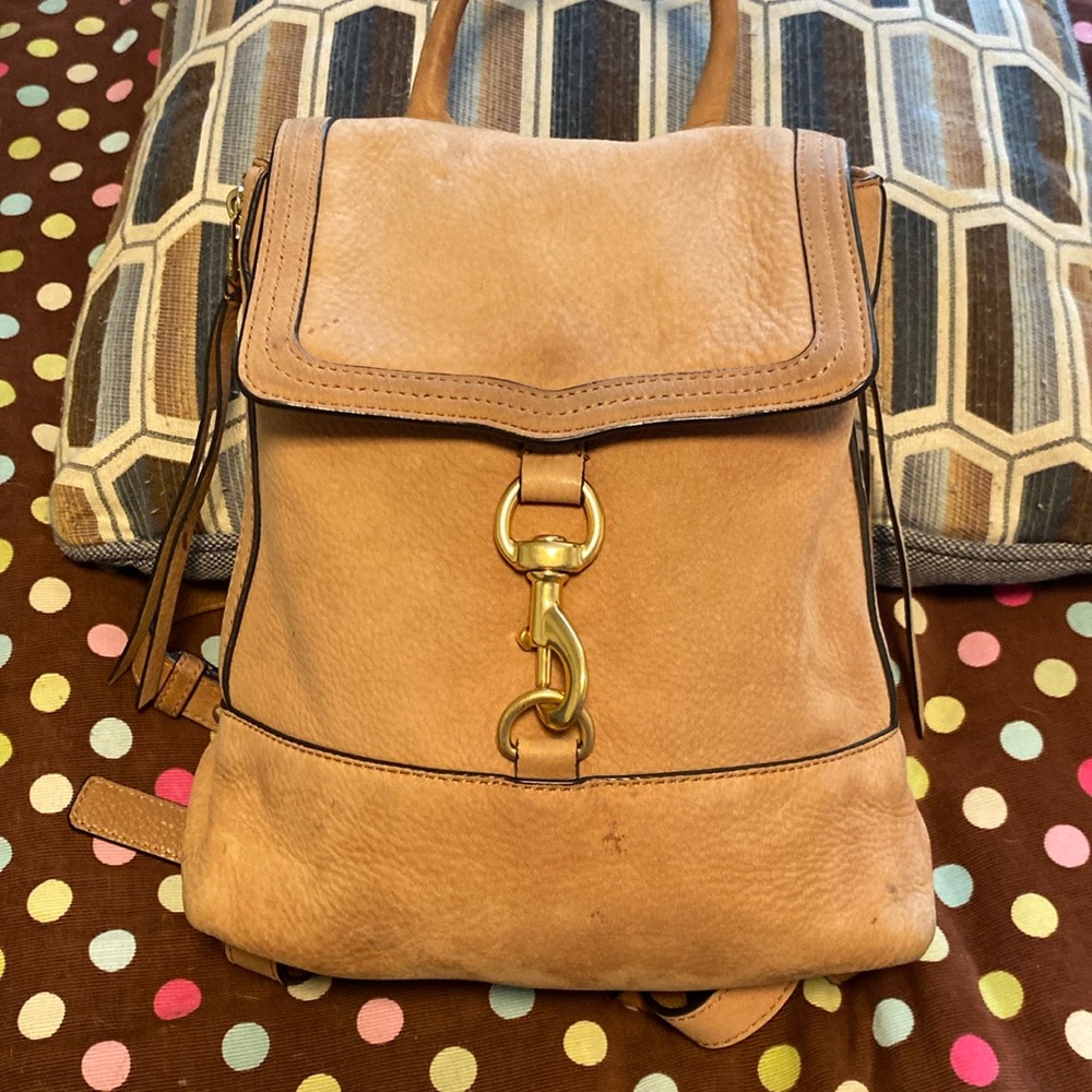 LAST CHANCE BAG‼️ REBECCA MINKOFF Nubuck Backpack Purse 🎒